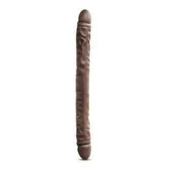 Dr. Skin - Realistische Dubbele Dildo 45 cm - Chocolate