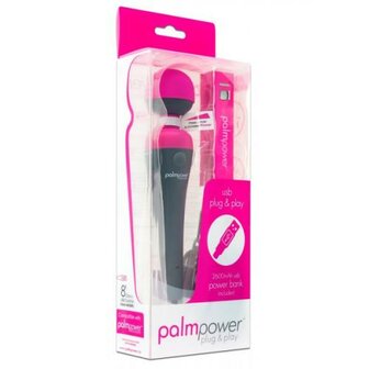 Palm Power - Plug &amp; Play Wand Vibrator