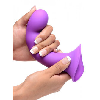 Squeeze-It Wavy Dildo - Paars