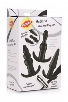 Thrill Trio Anaal Plug - Set van 3 - Zwart