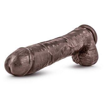 Dr. Skin - Mr. Savage Dildo Met Zuignap 29 cm - Chocolate