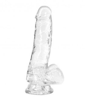 Crystal Addiction - Transparante Dildo - 18 cm