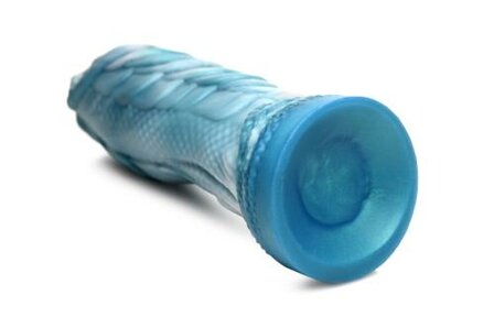 Sea Serpent Scaly Dildo - Blauw