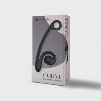 Snail Vibe Curve Duo Vibrator - Zwart