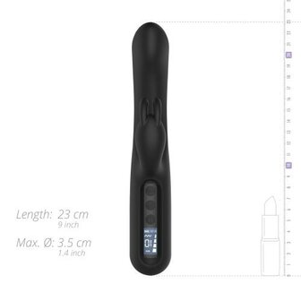 BLACQ - Digitale Rabbit Vibrator - Zwart