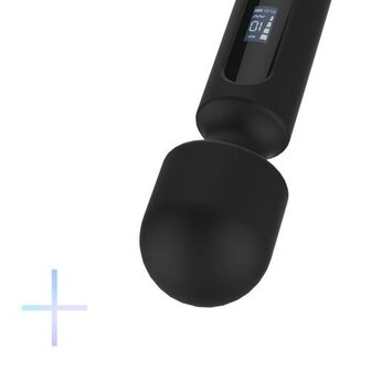 BLACQ - Digitale Super Wand Vibrator - Zwart