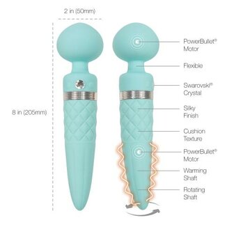 Pillow Talk - Sultry Dubbele Vibrator - Teal