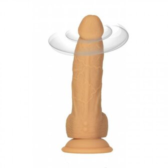 Naked Addiction Roterende &amp; Vibrerende Dildo - 20 cm