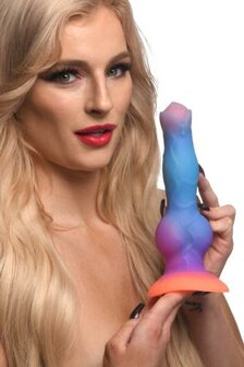 Glow-in-the-dark Siliconen Alien Dildo