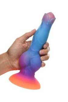 Glow-in-the-dark Siliconen Alien Dildo