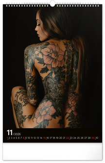 Tattoo Girls Kalender 2026