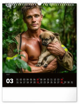 Sexy Brandweermannen Kalender 2027 - Fire Fighters