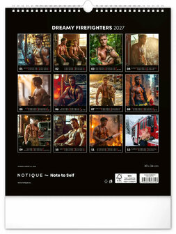 Sexy Brandweermannen Kalender 2027 - Fire Fighters