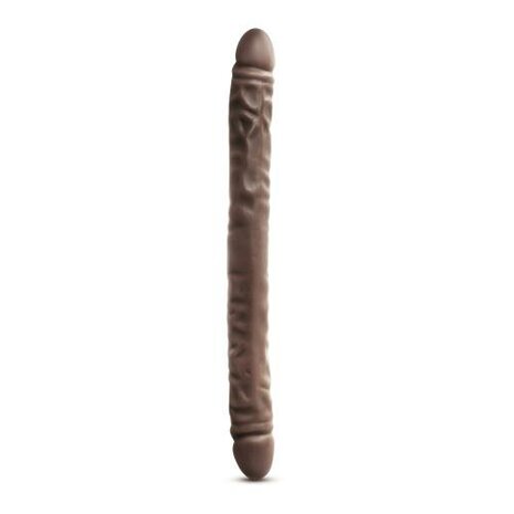 Dr. Skin - Realistische Dubbele Dildo 45 cm - Chocolate