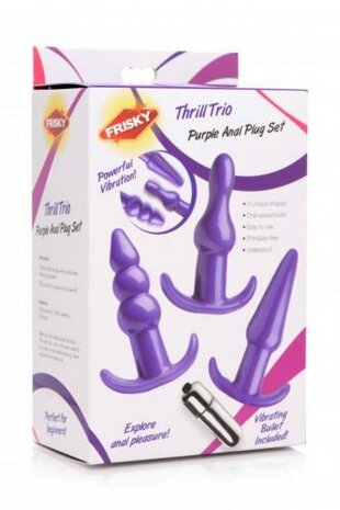 Thrill Trio Anaal Plug - Set Van 3 - Paars