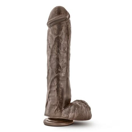 Dr. Skin - Mr. Savage Dildo Met Zuignap 29 cm - Chocolate