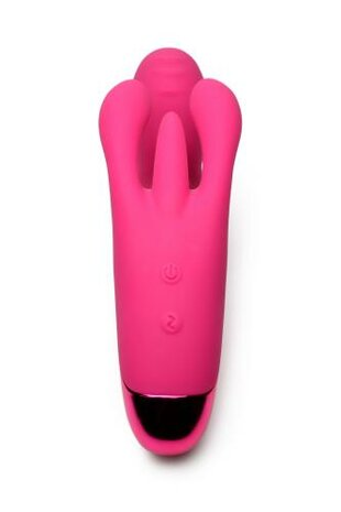 Triple Rabbit Vibrator - Roze