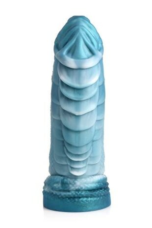 Sea Serpent Scaly Dildo - Blauw