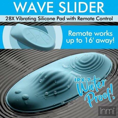 In Wave Slider Vibrerende Pad met Afstandsbediening