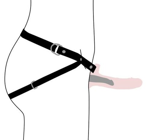 Realistische Vibrerende Siliconen Penis Sleeve - Beige