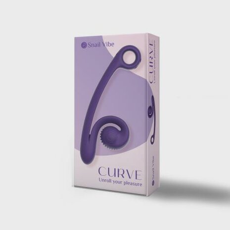 Snail Vibe Curve Duo Vibrator - Paars