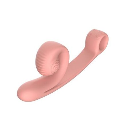 Snail Vibe Curve Duo Vibrator - Peachy Pink