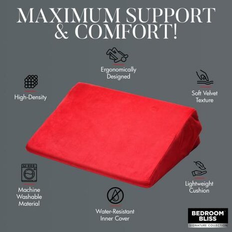 Small Love Cushion - Rood