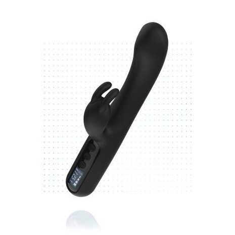 BLACQ - Digitale Rabbit Vibrator - Zwart