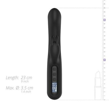 BLACQ - Digitale Rabbit Vibrator - Zwart