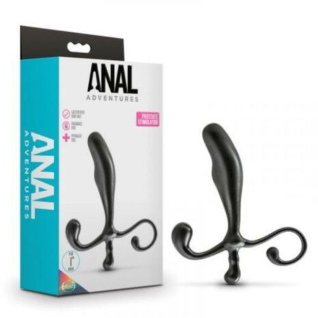 Anal Adventures - Prostaat Stimulator - Zwart