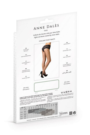 Anne Dalès - Mesh Panty Met Kanten Pantytopje Delphine