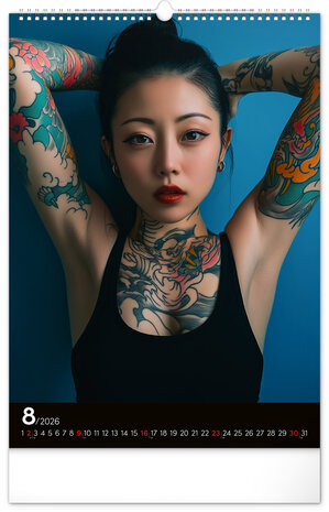 Tattoo Girls Kalender 2026