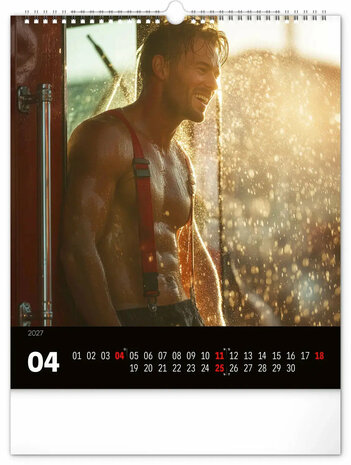 Sexy Brandweermannen Kalender 2027 - Fire Fighters