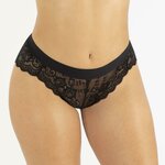 Underneath - Ella Lace Panties - Black