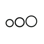 Cockring set - drie maten - zwart Cockring set - drie maten - zwart