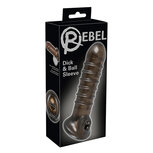 Penis Sleeve Met Ribbels - Zwart Penis Sleeve Met Ribbels - Zwart