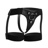 Zwart strap on harnas jarretel stijl Zwart strap on harnas jarretel stijl