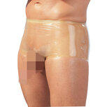 Latex Boxer Met Penissleeve - Transparant Latex Boxer Met Penissleeve - Transparant