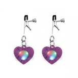 Charmed - Heart Verstelbare Tepelklemmen Met LED Verlichting Charmed - Heart Verstelbare Tepelklemmen Met LED Verlichting