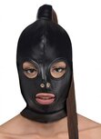 Bondage Hoofd Masker Met Paardenstaart Bondage Hoofd Masker Met Paardenstaart