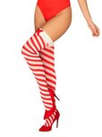 Kissmas Gestreepte Kerst Kousen Kissmas Gestreepte Kerst Kousen